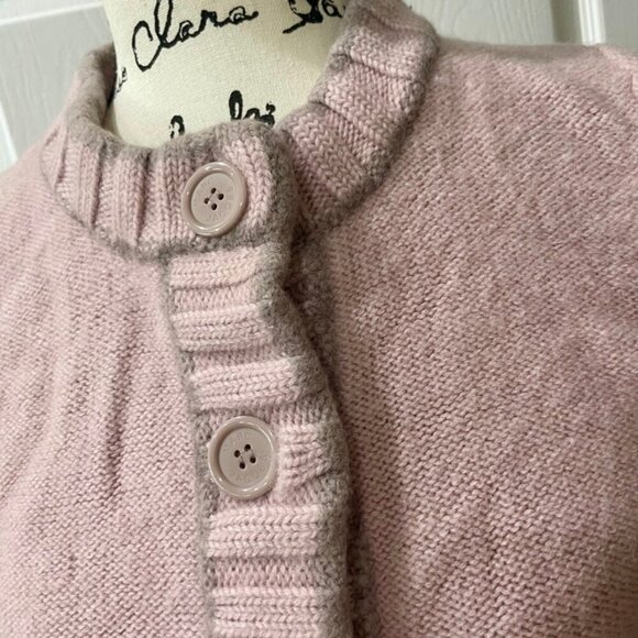 MARC JACOBS 100% WOOL KNITTED SWEATER PINK/ GRAY KIDS SIZE 10-12 - Picture 6 of 12
